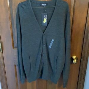 Men’s Brand New Medium Cypress Links Grey Medium Sweater/Cardigan